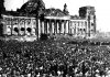 The Reichstag, during Berlin Airlift 9-9-1948, 2 German's shot by Soviets.jpg