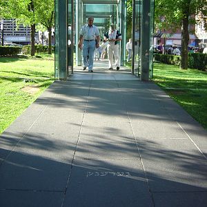 New England Holocaust Memorial Entrance