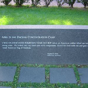 Dachau Survivor Stone